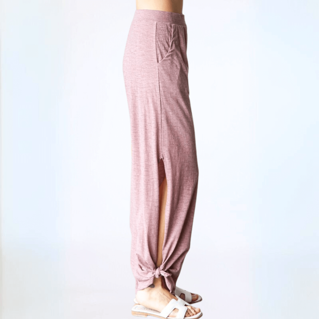Boho Vibes Tie Hem Pants CLEARANCE FINAL SALE