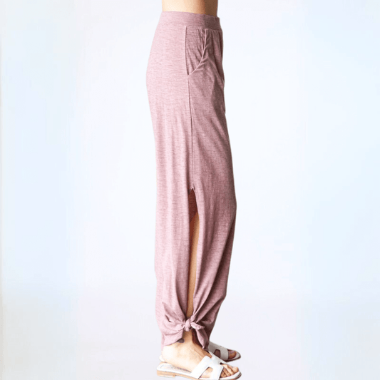 Boho Vibes Tie Hem Pants CLEARANCE FINAL SALE