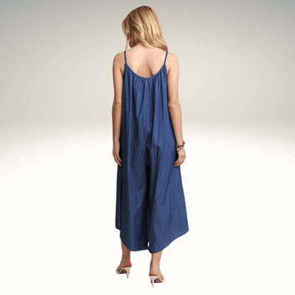 Chambray Cami Romper CLEARANCE FINAL SALE