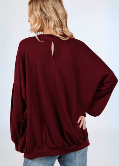 Cozy Convenient Pocket Sweatshirt - CLEARANCE FINAL SALE