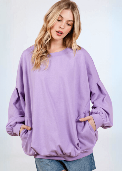 Cozy Convenient Pocket Sweatshirt - CLEARANCE FINAL SALE