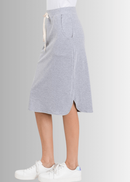 Casual Cotton Skirt Made in USA