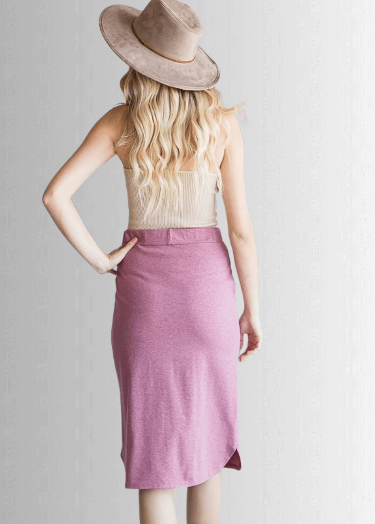 Casual Cotton Skirt Made in USA