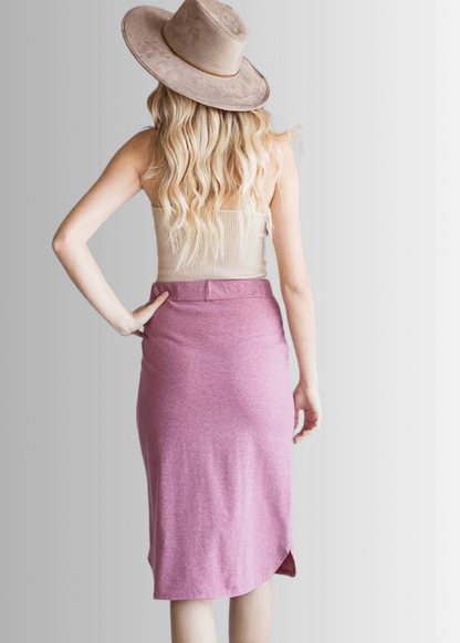 Casual Cotton Skirt Made in USA