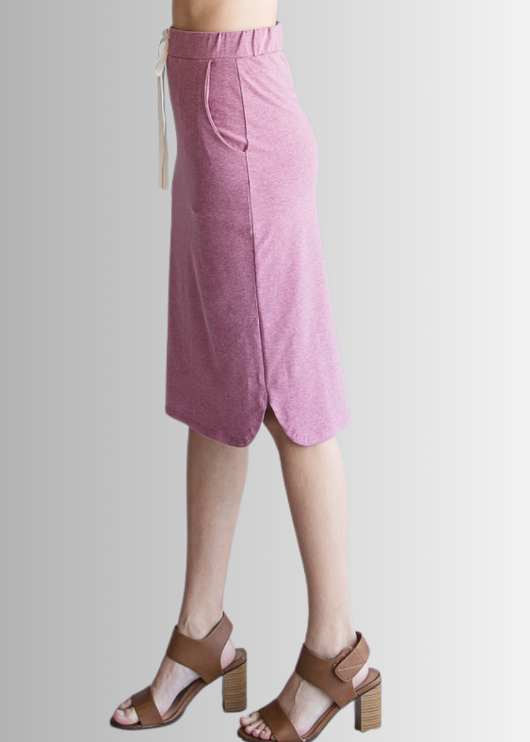 Casual Cotton Skirt Made in USA