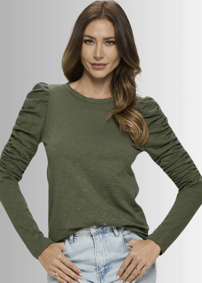 Above the Rest Cotton Puff Sleeve