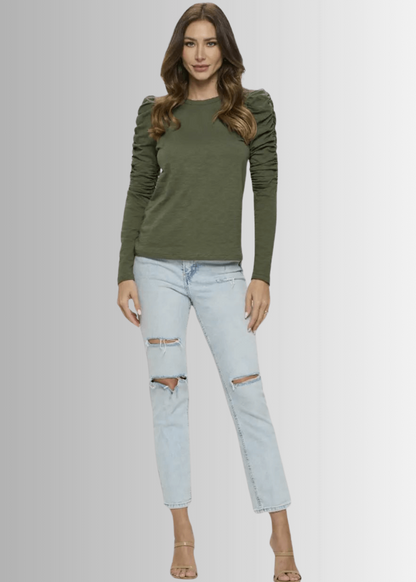 Above the Rest Cotton Puff Sleeve