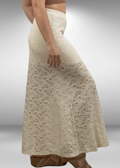 Yellowstone Leopard Lace Maxi Skirt
