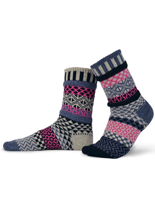 DOGWOOD Wool Blend Knitted Crew Socks Made in USA