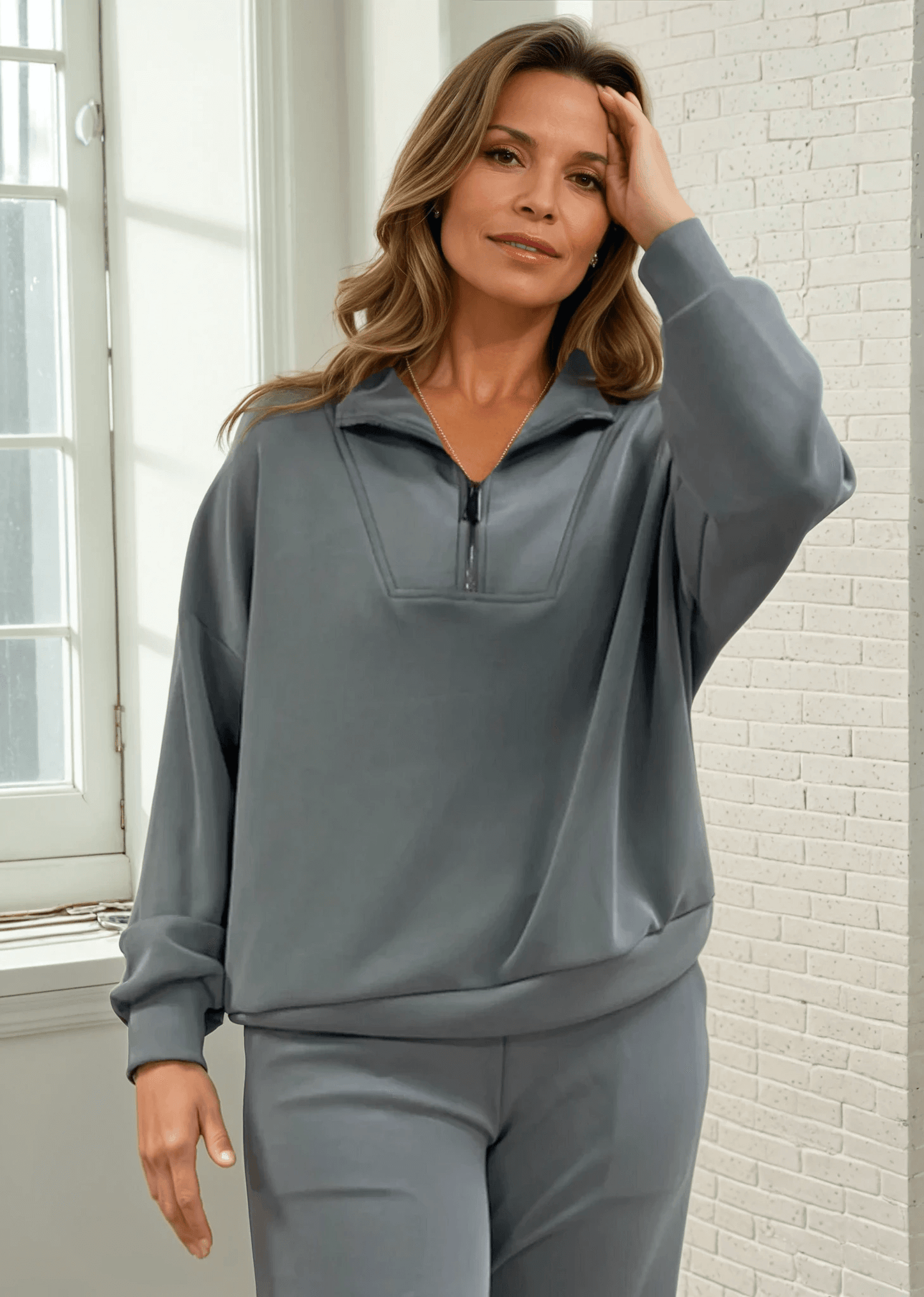 Katlyn Dreamy Soft Half Zip Front Pullover