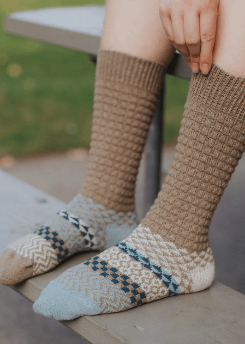 DRIFTWOOD Knitted Fusion Slouch Socks