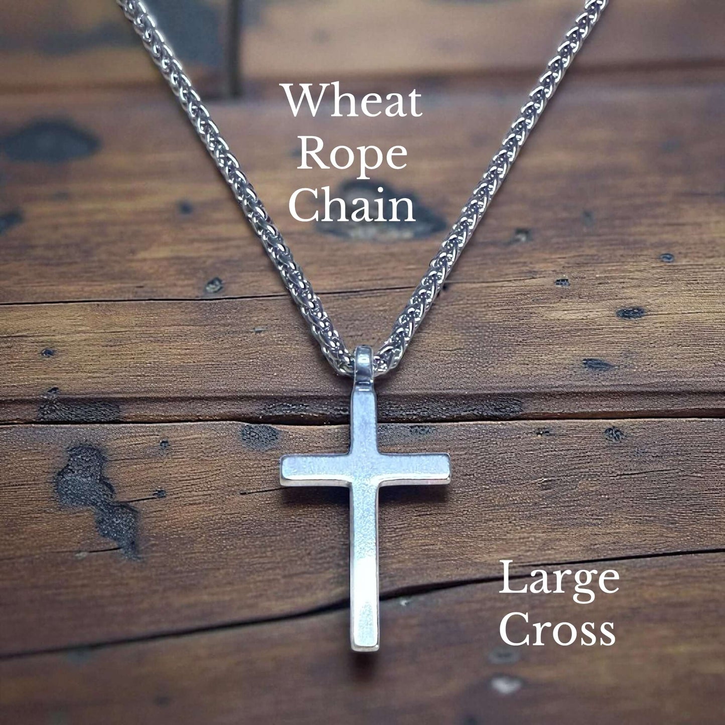 FAITH Classic Cross Necklace - Sterling Silver