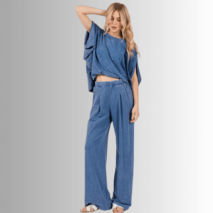 Ella Garment Dyed French Terry Set
