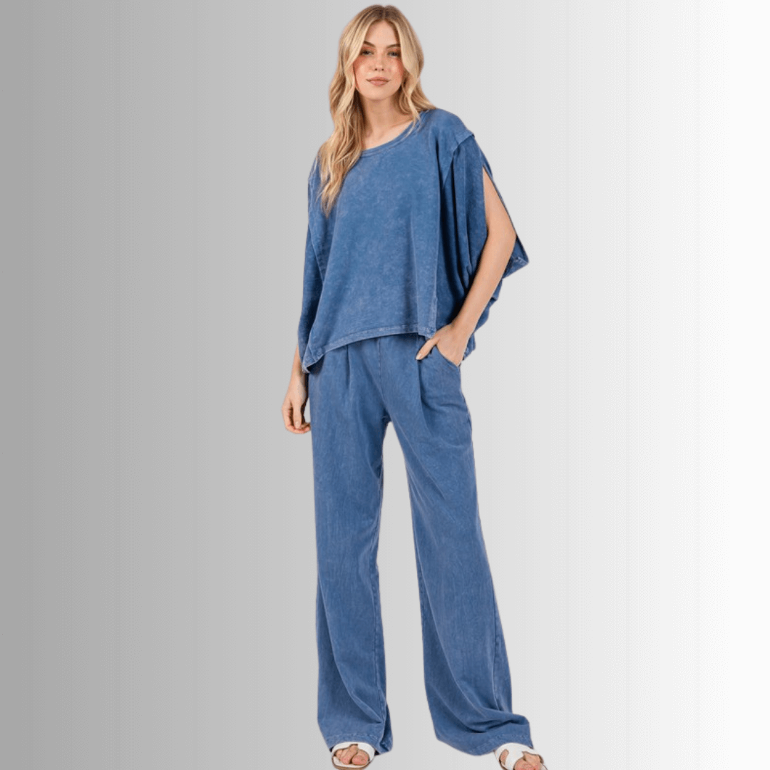 Ella Garment Dyed French Terry Set