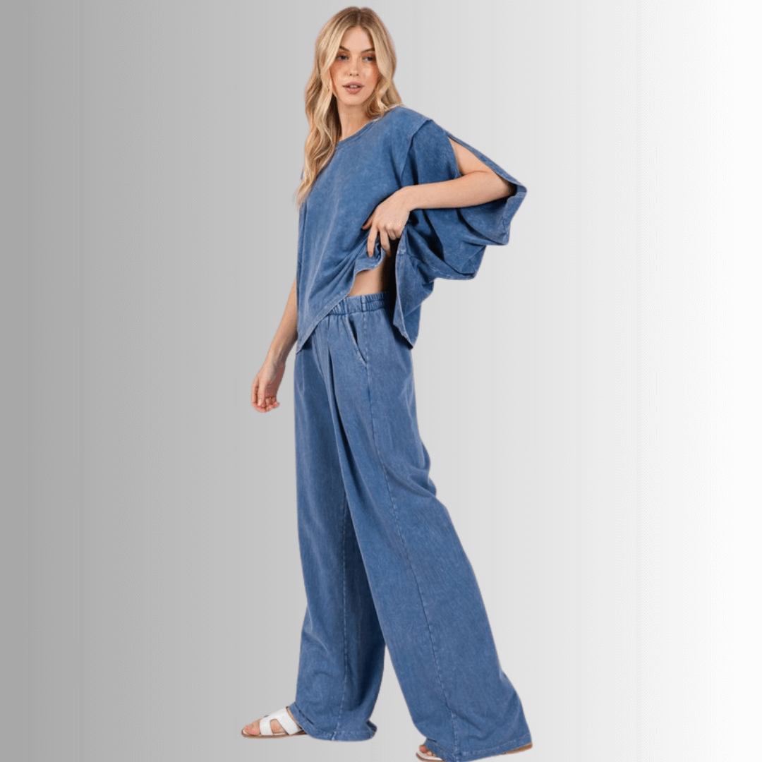 Ella Garment Dyed French Terry Set