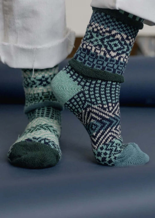 EVERGREEN Knitted Crew Socks