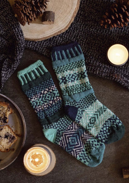 EVERGREEN Knitted Crew Socks