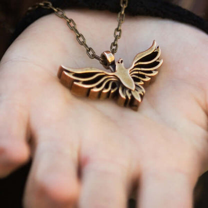 FREEDOM Soaring Eagle Necklace - Bronze