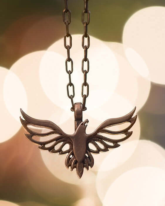 FREEDOM Soaring Eagle Necklace - Bronze
