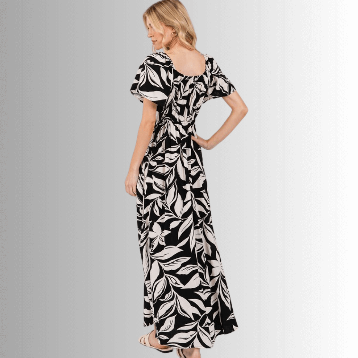 A Bit of Flare Maxi Dress