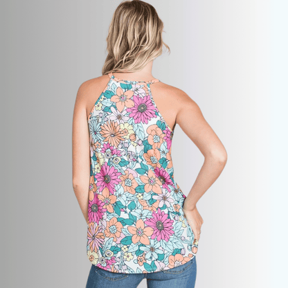 Lilah Floral Tank Top CLEARANCE FINAL SALE