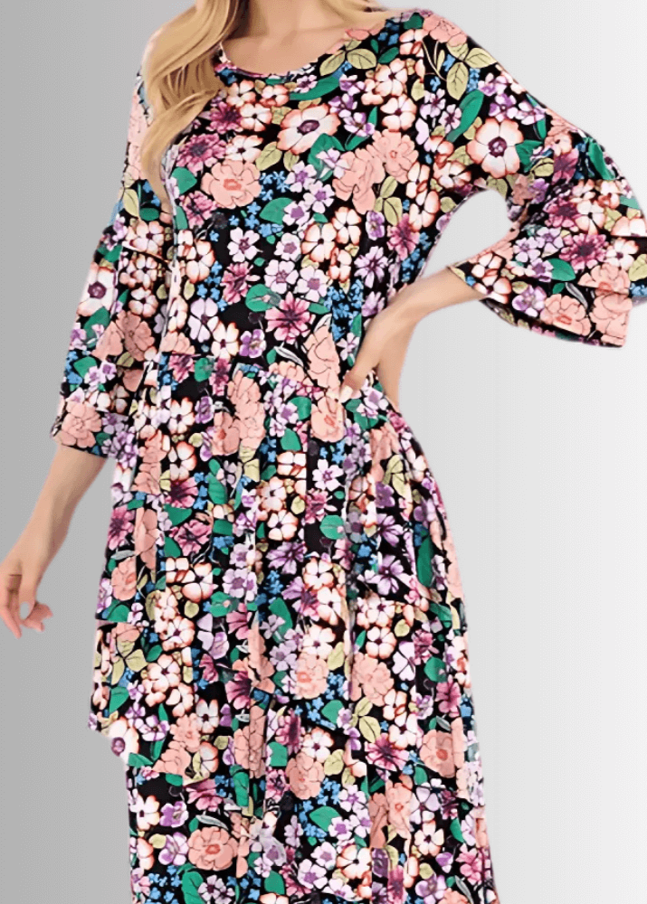 Blooming Sensation Floral Dress CLEARANCE FINAL SALE