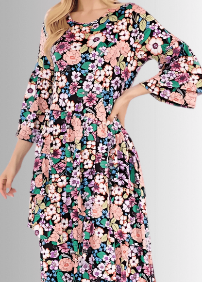 Blooming Sensation Floral Dress CLEARANCE FINAL SALE