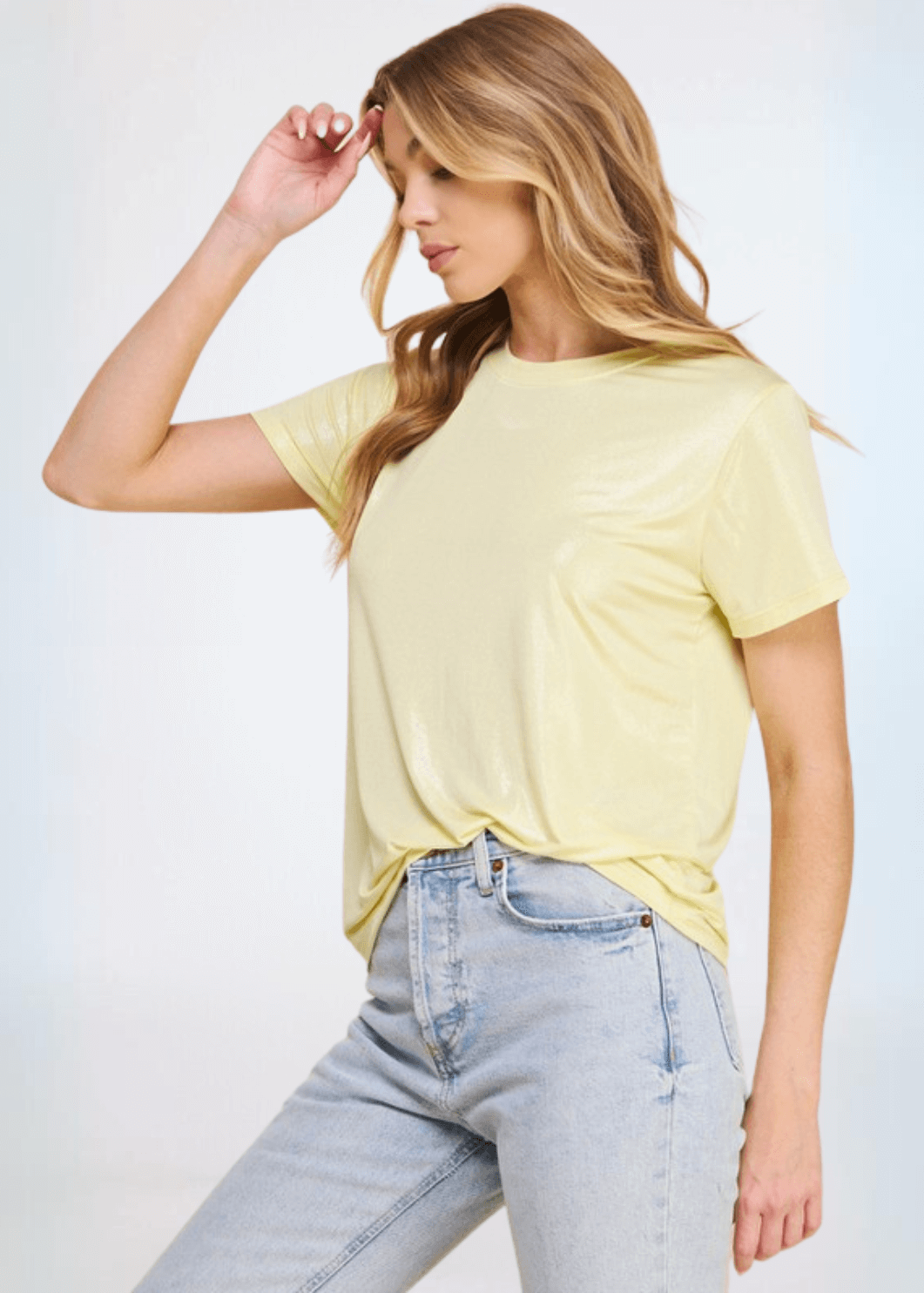 Shiny Foil Tee CLEARANCE FINAL SALE