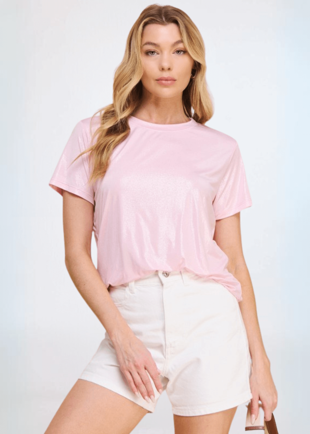 Shiny Foil Tee CLEARANCE FINAL SALE