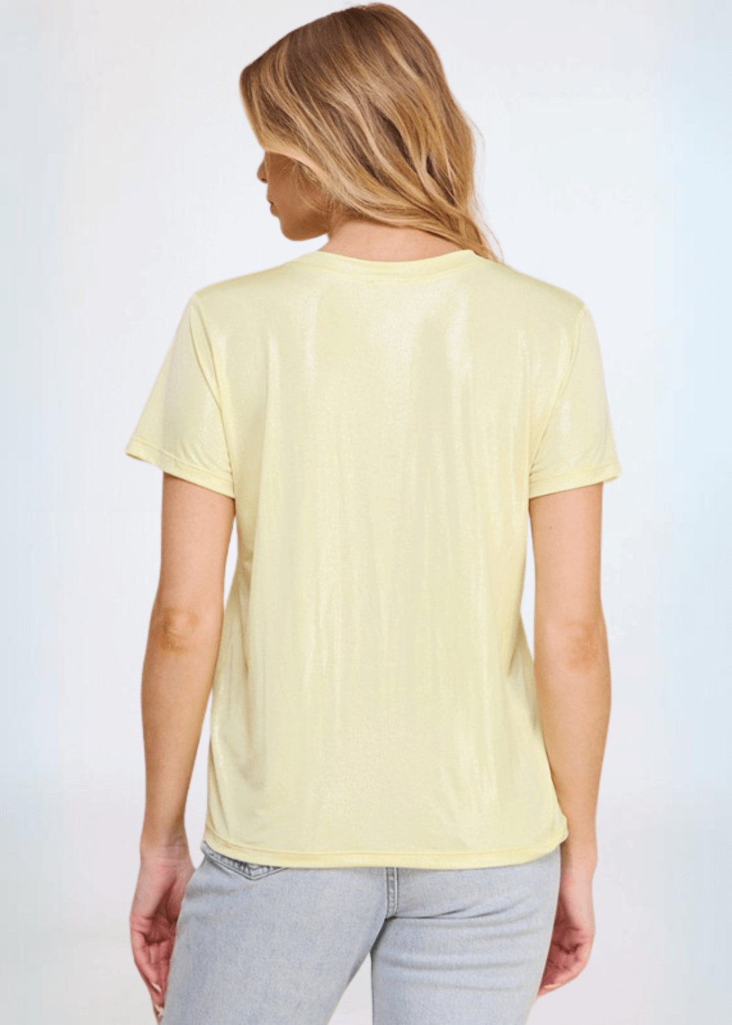 Shiny Foil Tee CLEARANCE FINAL SALE
