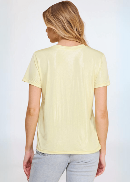 Shiny Foil Tee CLEARANCE FINAL SALE