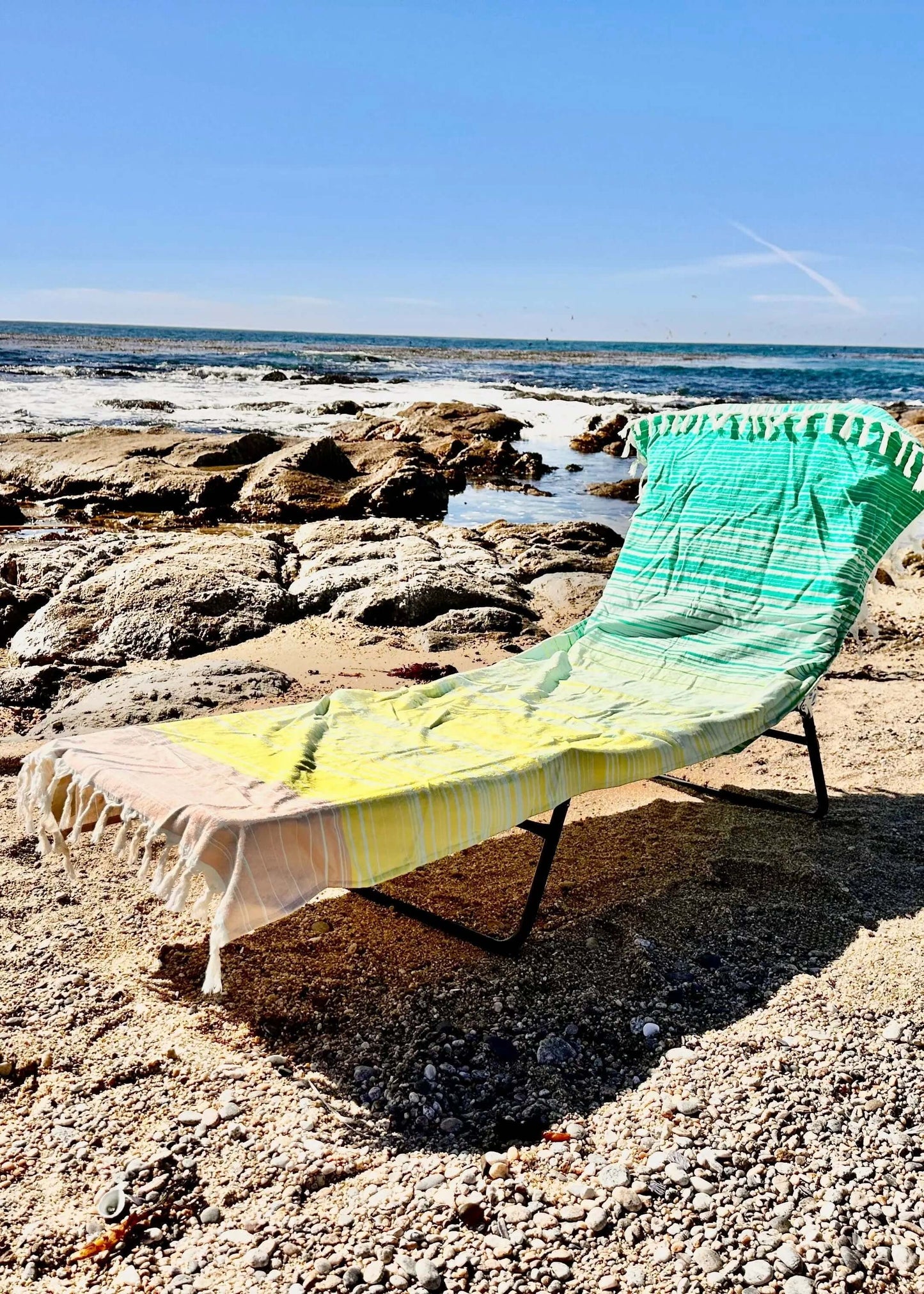 Striped 3 in 1 Turkish Cotton Beach Bag