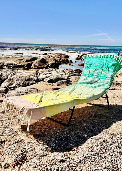 Striped 3 in 1 Turkish Cotton Beach Bag