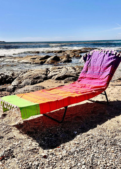 Striped 3 in 1 Turkish Cotton Beach Bag