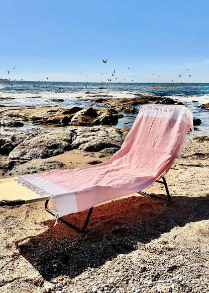 Solid 3‑in‑1 Turkish Cotton Beach Bag