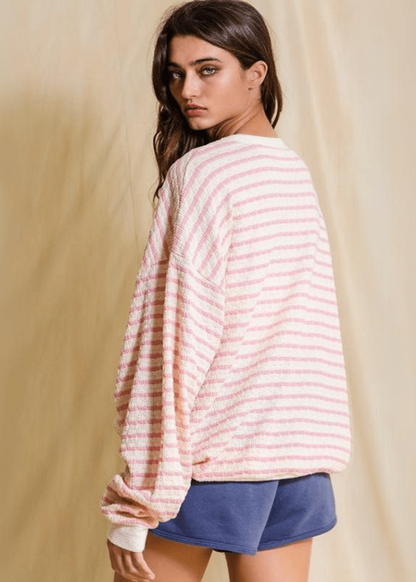 Graphic "GEORGIA" Oversized Sweatshirt Made in USA