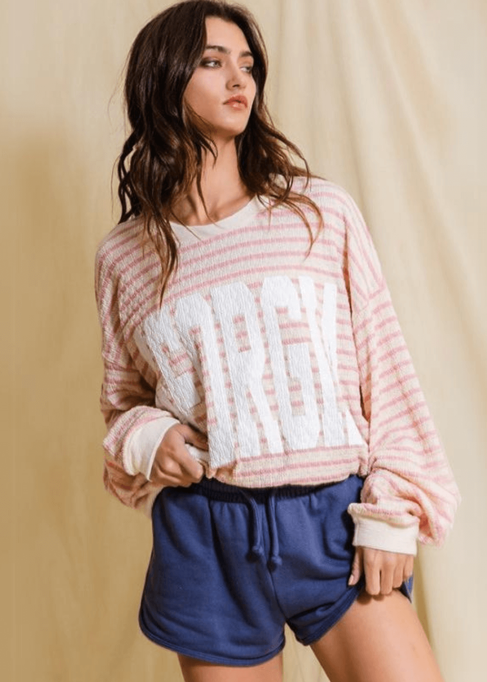 Graphic "GEORGIA" Oversized Sweatshirt Made in USA