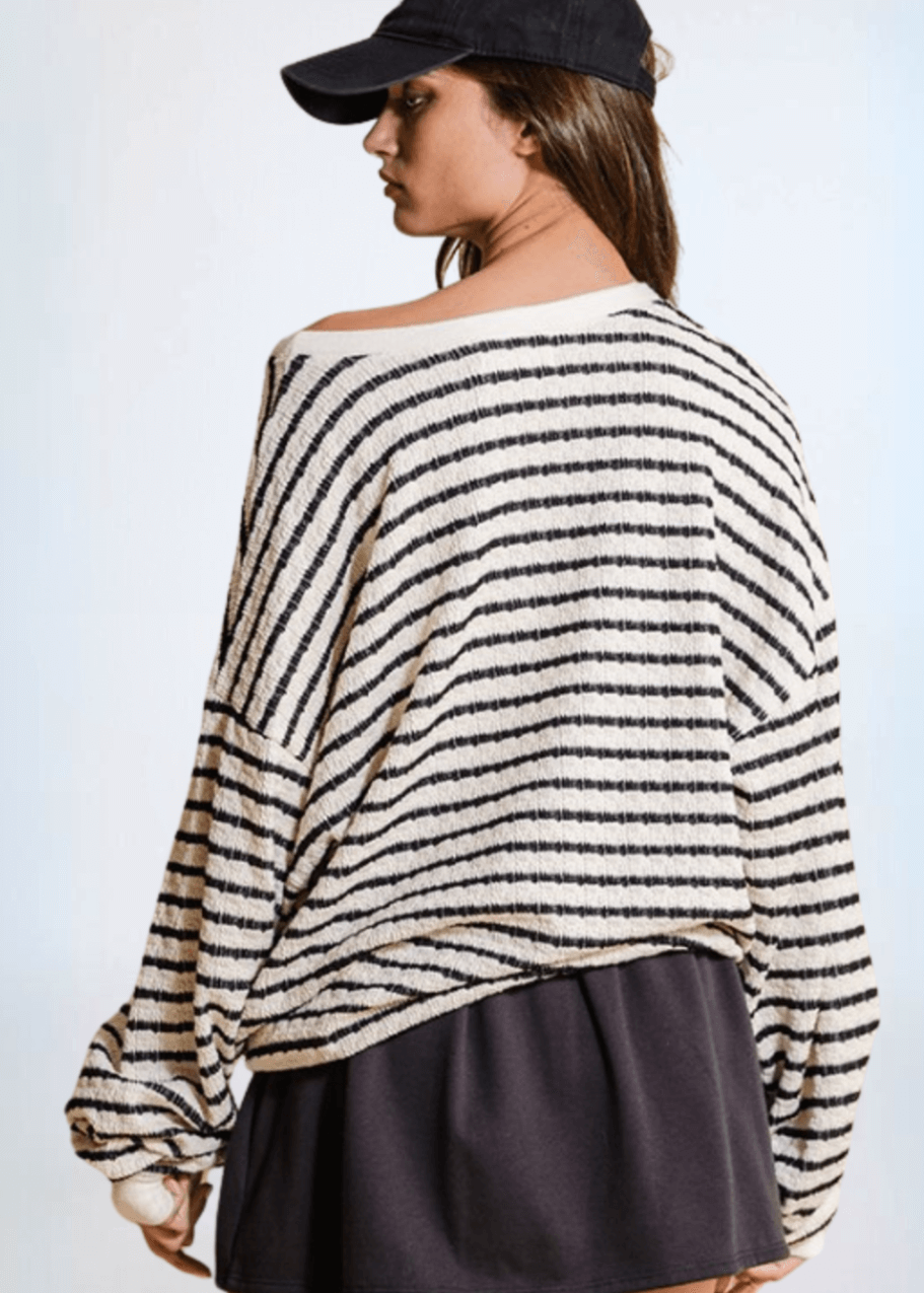 Graphic "GEORGIA" Oversized Sweatshirt Made in USA