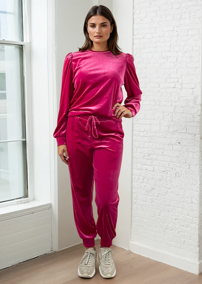 Glam Velour Track Suit