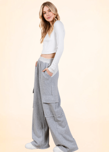 Gia French Terry Cargo Sweats Made in USA
