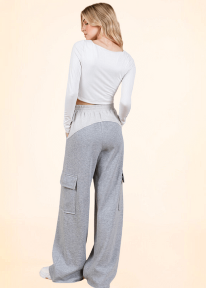 Gia French Terry Cargo Sweats Made in USA
