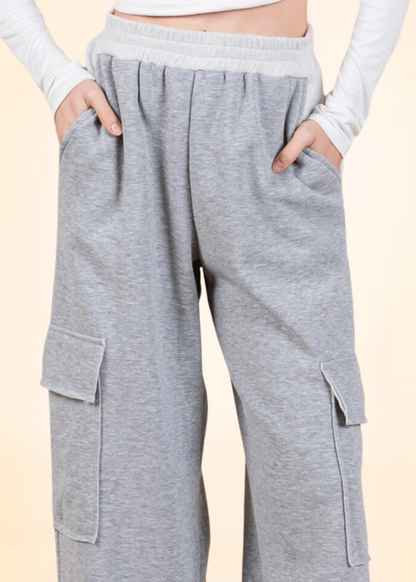 Gia French Terry Cargo Sweats Made in USA