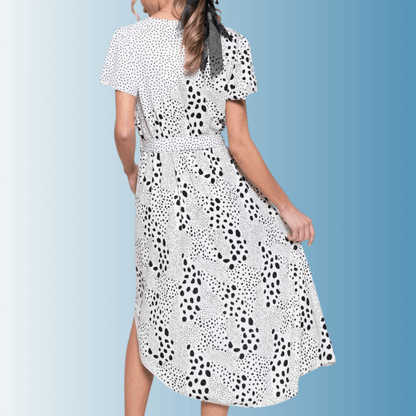 Feminine & Unique Polka Dot Dress CLEARANCE FINAL SALE