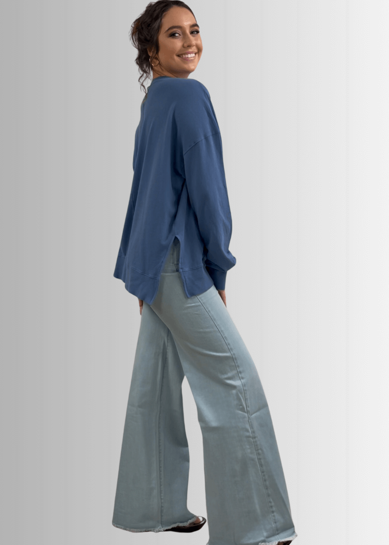 Tessa Lightweight French Terry Sweatshirt