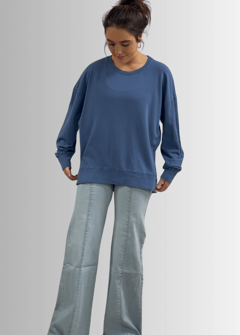Tessa Lightweight French Terry Sweatshirt