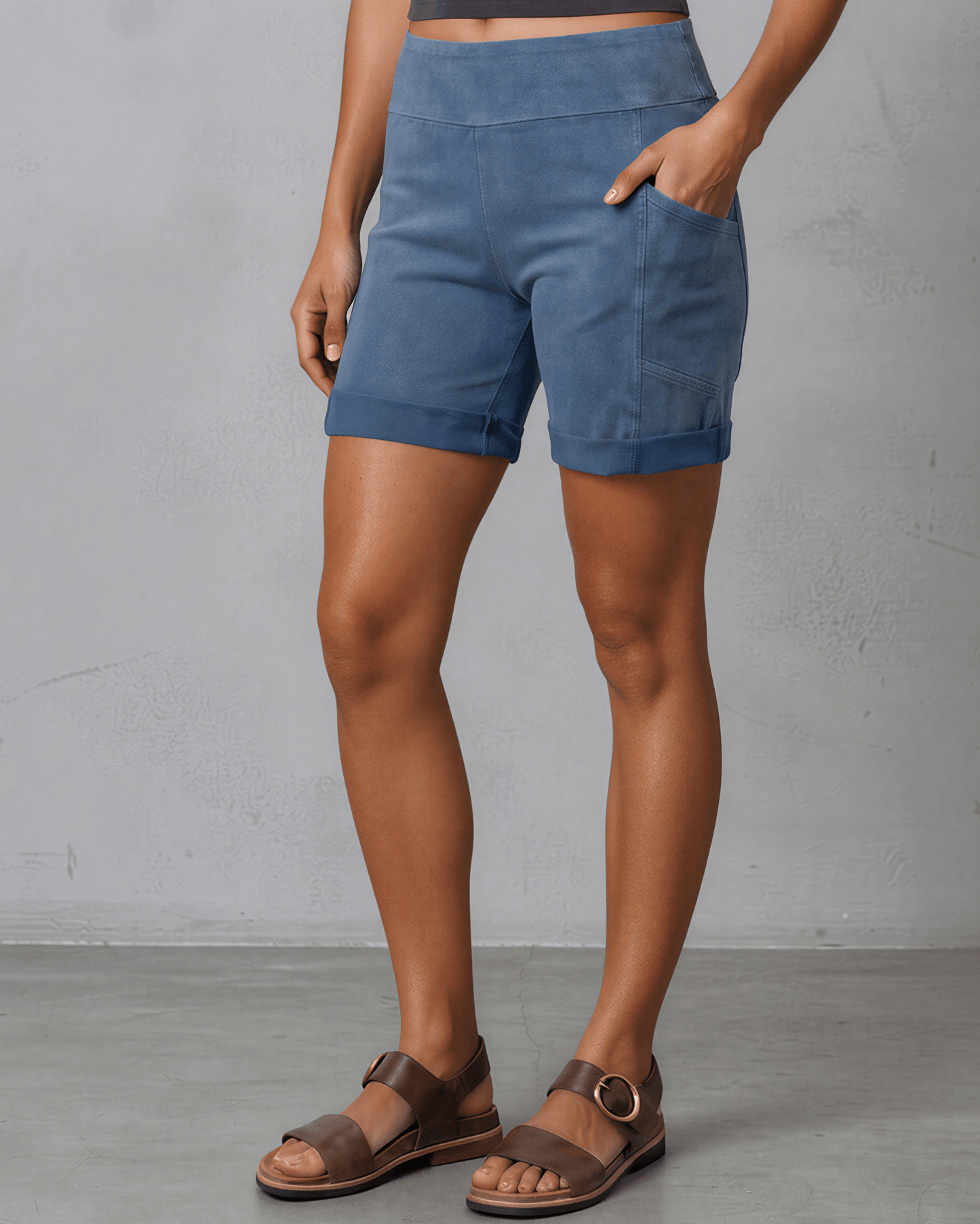 Hilton Head Hybrid Shorts (Light Denim)