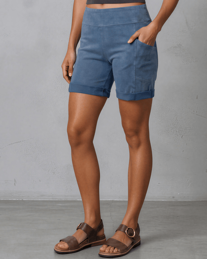 Hilton Head Hybrid Shorts (Light Denim)