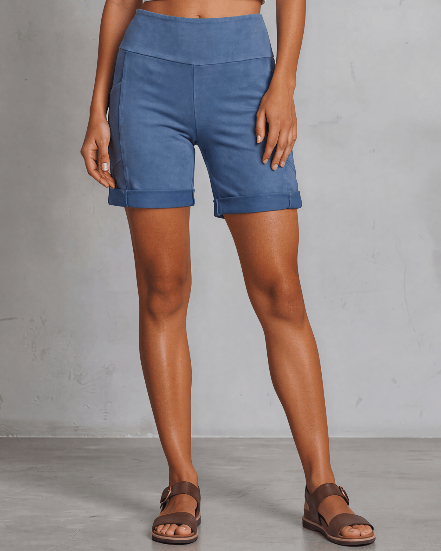 Hilton Head Hybrid Shorts (Light Denim)