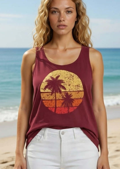 Sunset Premium Cotton Tank Top
