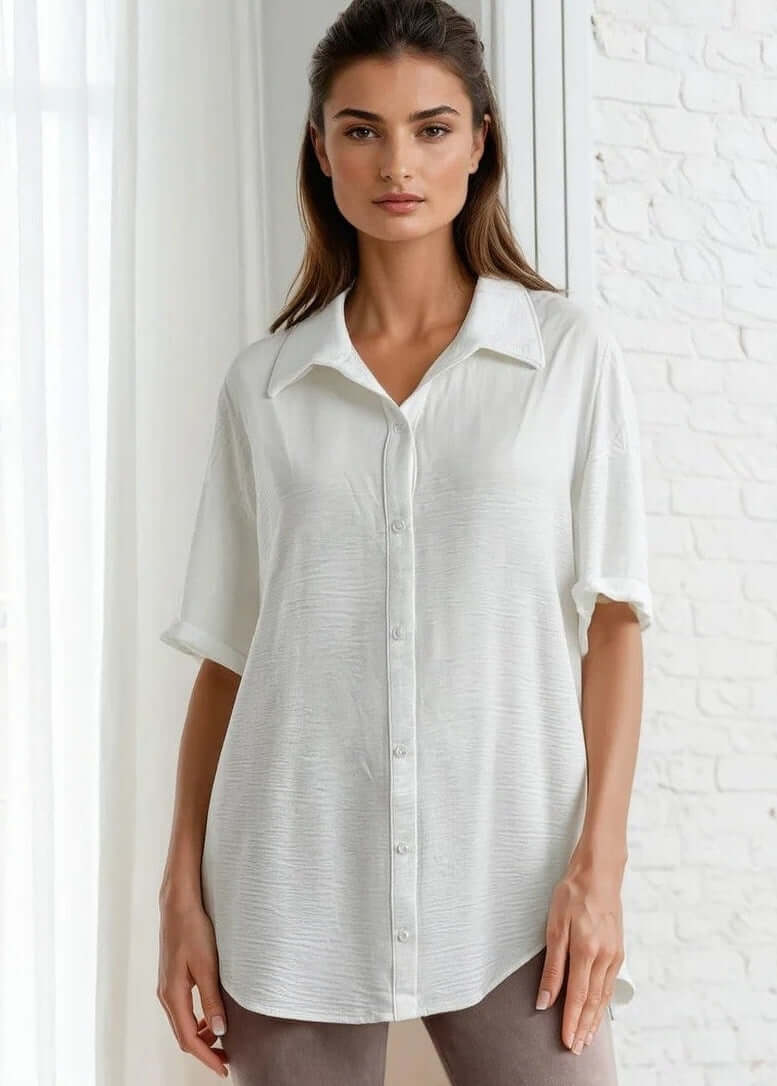 Julie Oversized Button Down